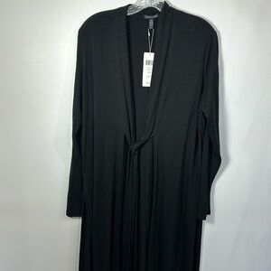Eileen Fisher Black Kimono Cardigan find tinsel jersey size medium.NWT